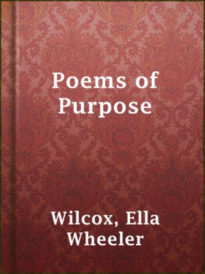 cover image of Poems of Purpose